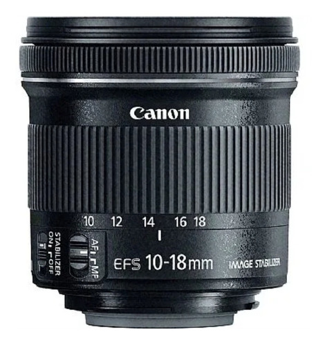 Imagem 1 de 5 de Objetiva Canon Ef-s 10-18mm F/4.5-5.6is Stm Garantiacanon Br