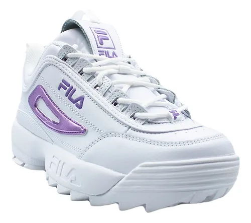 Tenis fila disruptor 2 metallic accent mujer hot sale