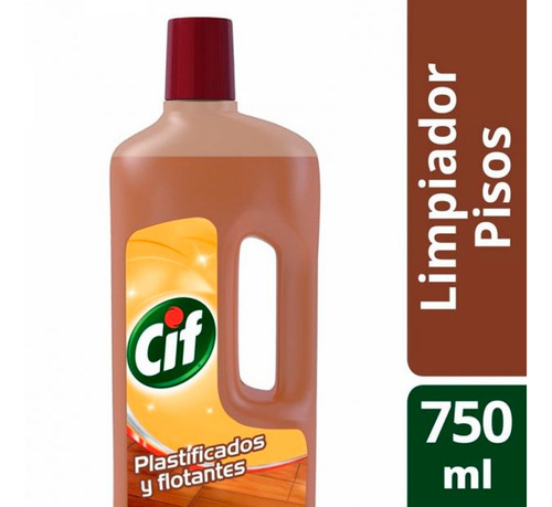 Cif Limpiador Para Pisos Plastificados Y Flotantes X 750 Ml