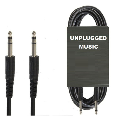 Cable  Plug Plug 6 Metros  Guitarra Bajo Unplugged Music
