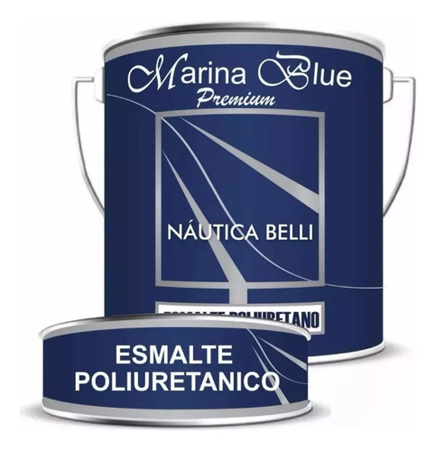 Pintura Nautica Esmalte Poliuretano P/ Barco 1 L - Premium 