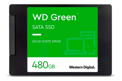 Disco Solido Ssd Interno Wd Green 480gb Sata  2.5in 545mb/s