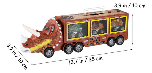 Camión De Juguete Dinosaurio Con Luces Para Niños