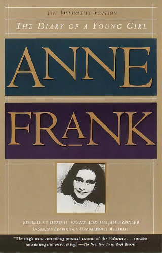 The Diary Of A Young Girl, De Anne Frank. Editorial Bantam Doubleday Dell Publishing Group Inc, Tapa Blanda En Inglés