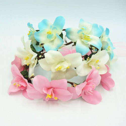 Lurrose - Diadema Con Corona De Flor De Lirio, Corona Floral