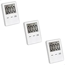 Comprar Kit 3 Cronômetro Timer Digital Imã E Alarme Cozinha Academia