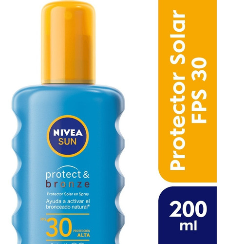 Nivea Sun Spray Protect & Bronze Fps 30