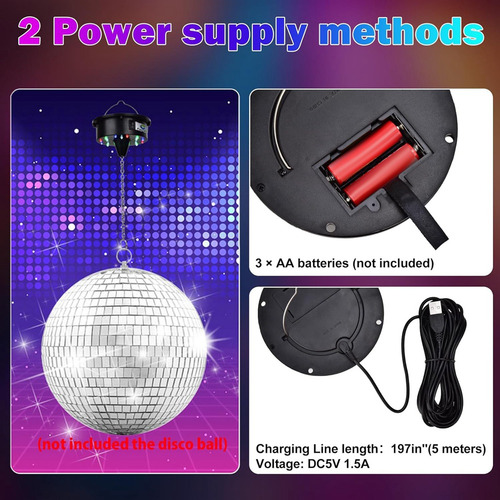 Luces Giratorias Para Motor De Discoteca Con Mando A Distanc