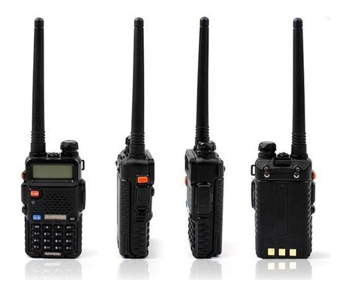 Imagen 3 de 7 de Kit X 2 Handy Baofeng Uv5r 8w Con Manos Libres Y Usb