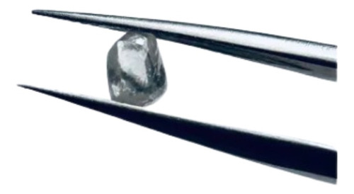 Diamante Bruto Natural Legítimo Peso 0,58 Cts Otimo 100% Branco