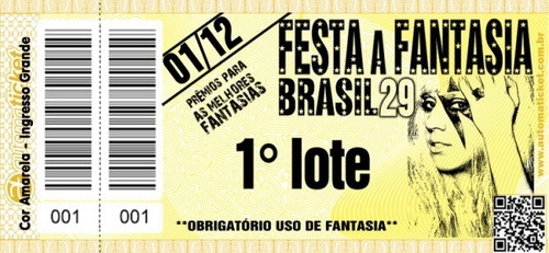 Ingresso Festa De Fantasia 