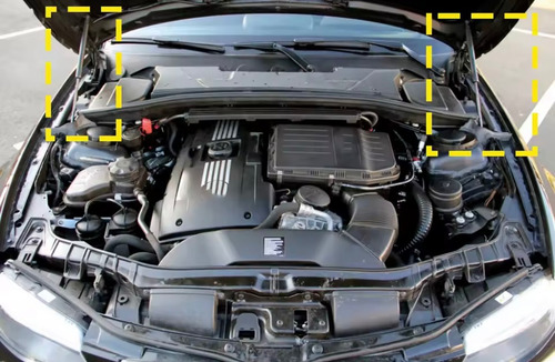 2 Amortiguadores Cofre Bmw Serie 1 E81 E82 E87 E88 2004-2012