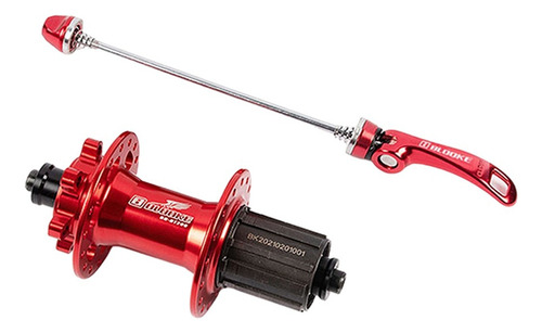 Buje Mtb De 32 Orificios Freno De Disco De Trasero Rojo