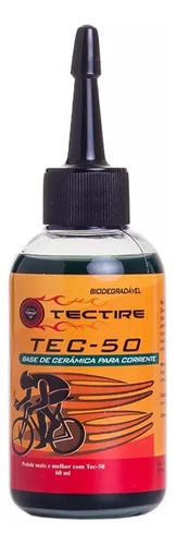 Óleo Lubrificante Tectire Tec-50 Cerâmica Bike 60ml Corrente