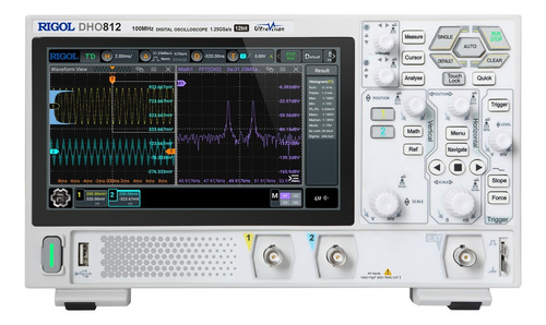 Osciloscópio Digital Touch 100mhz 2ch 12bits Dho812 Rigol
