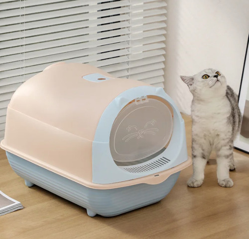 Arenero Cúpula Desmontable Anti-hongos Caja Arena Para Gatos