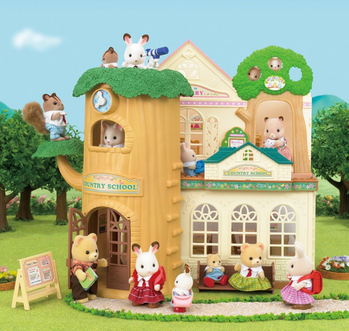 Sylvanian Families Escuela De Campo Muebles Juguete Niños Ax