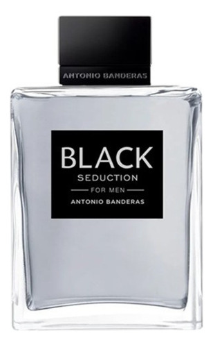 Perfume Banderas Seduction en color negro Edt M 200 ml