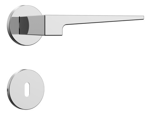 Fechadura Stam Interna Quarto Classic 3200 40mm Redonda Inox Cor Cromada