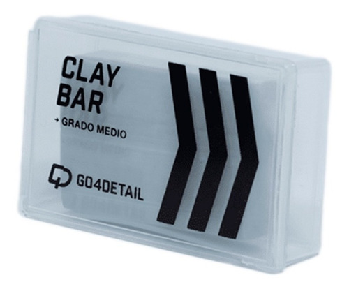 Imagen 1 de 10 de Clay Bar Go4detail Barra Descontaminante Grado Medio 100 Gr