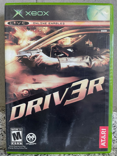 Driver 3 - Driv3r (portada Palida) (seminuevo) Xbox Clasico (Usado)