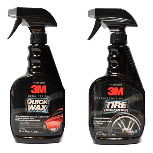 Combo Tire Restorer 3m + Quick Wax Cera 3m