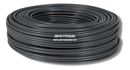 Cable Ethernet Exterior Amitosai Mts-extgiga5e-20 20m F0