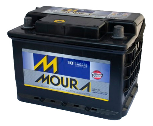 Bateria Moura 12x65 22gd Reforzada Focus, Gol , 206, Corsa