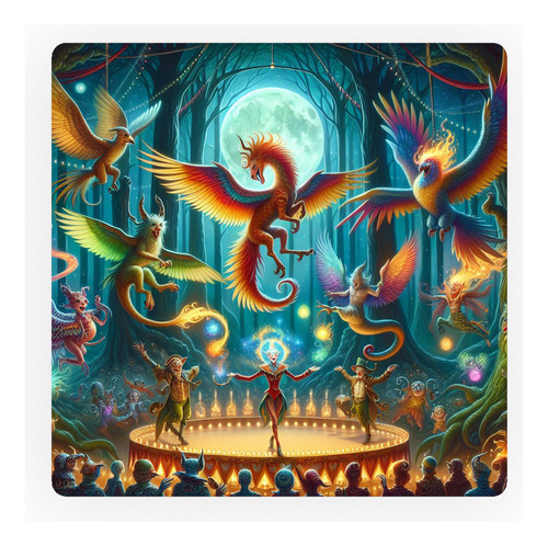 Mousepad Circo Mitico Bosque Encantado Fabula