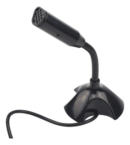 Mini Micrófono De Mesa Con Entrada Auxiliar 3.5mm Flexible