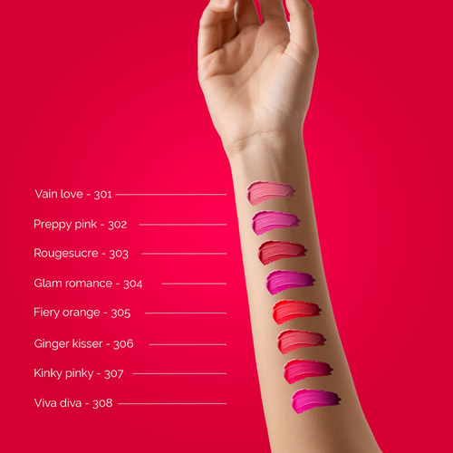 Labial Satinado Ivy Con Colageno Y Vitamina E Kinky Pinky