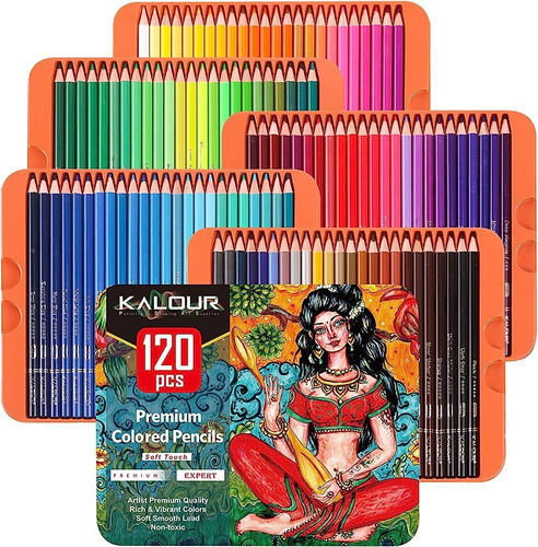 Colores Kalour Premium Caja X 120 Colores