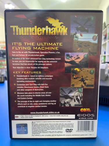 Jogo Thunderhawk: Operation Phoenix Ps2 Europeu Seminovo
