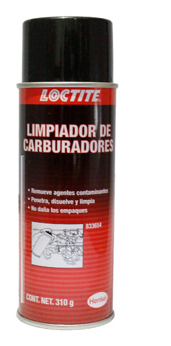 Limpiador De Carburadores Loctite Aerosol 16 Oz