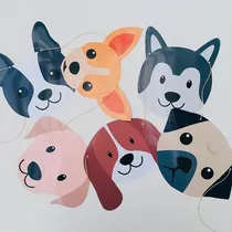 Comprar Guirnalda Banderines Perros Mascotas Cotillón