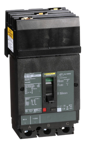 Imagen 1 de 1 de Interruptor Termomagnético Hda 3p 80a Schneider Hda36080