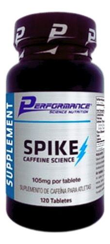 Cafeina Spike Science 120tabs Performance Sabor Sem sabor
