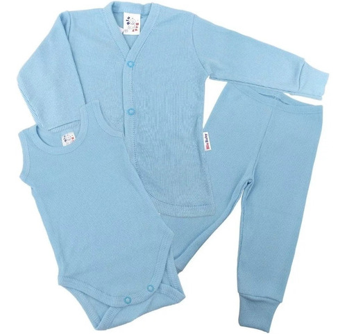 Roupa De Bebê Kit 4 Conjuntos Pagão Calça Body E Casaco