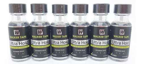 Cola Ultra Hold P/prótese Mega Hair / Perucas- 15ml Kit C/6