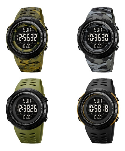 Imagen 4 de 10 de Reloj Deportivo Skmei Caballeros Modo 1251 Hombres