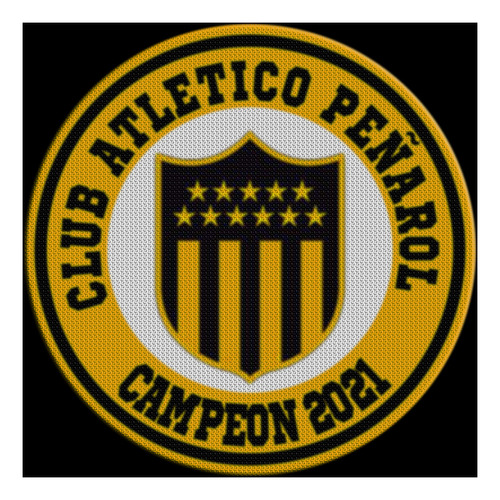 Parche Termoadhesivo Peñarol Montevideo Campeon 2021
