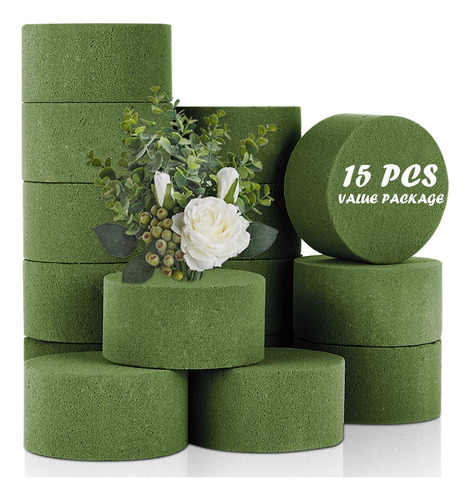 Espuma Floral En Bloque Verde Para Arreglos Artificiales 15