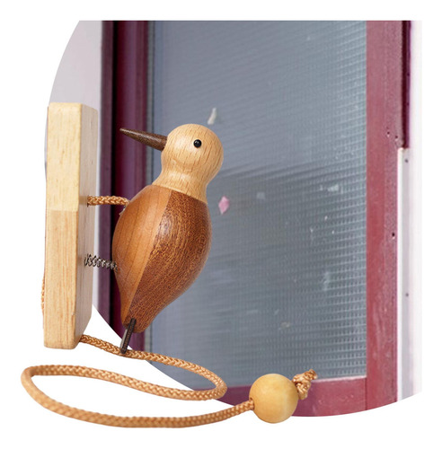 Timbre De Puerta Con Forma De Pájaro Carpintero, Regalo De