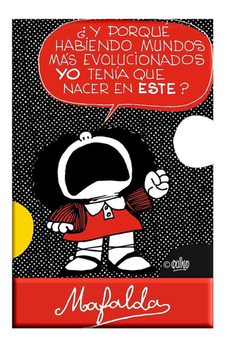 Libreta Block Notas Cierre Magnetico Mafalda On The Mood