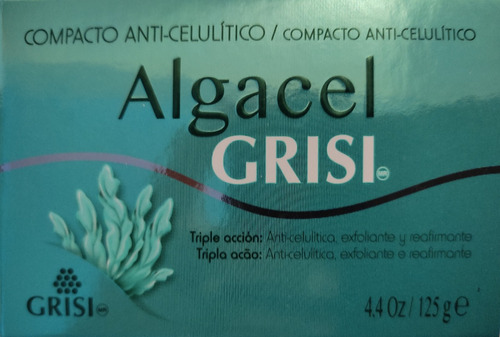 Algacel Jabón Anticelulitico Marca Grisi 125g. Caja Con 50u.