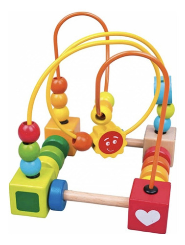 Circuito Laberinto Arrastre Didáctico Cuentas Pequeño Bb -22