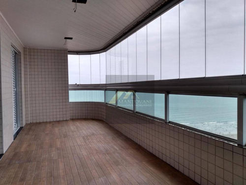 Imagem 17 de 30 de Excelente Apartamento De 4 Dormitórios, 3 Suites, Mobiliado, Pronto Pra Morar, Vista Mar, Guilhermina Em Praia Grande /sp. - Ap1885