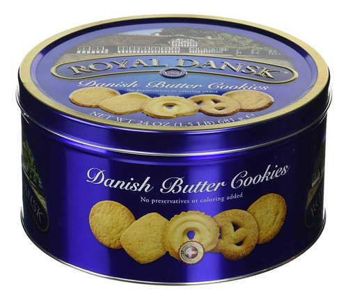 Royal Dansk Lata De Galletas Danesas, Mantequilla, 24 Onzas