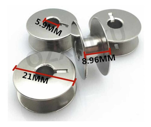 Imagen 2 de 7 de 10 Carreteles Bobina Para Maquina Recta Industrial
