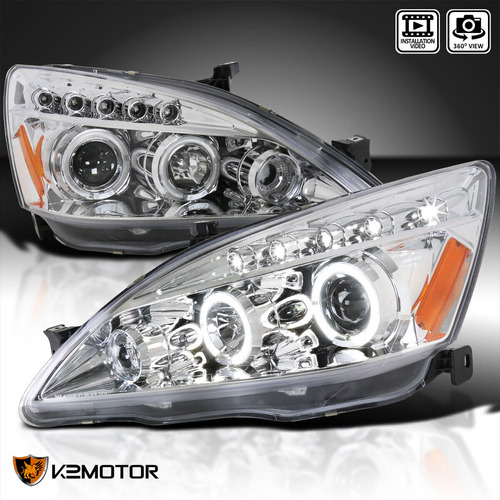 Par Faro Led 4dr Honda Accord Lx 2004 All